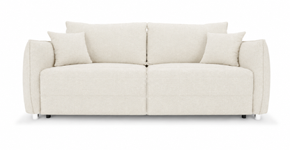 Sofa Rosie rozkładana w kolorze kremowym