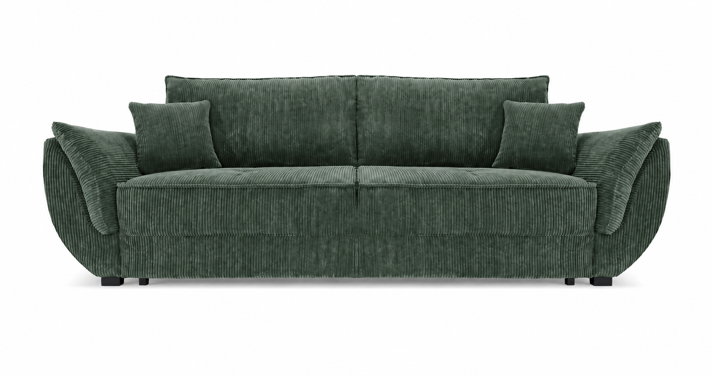 Sofa Marlin kolor zielony POSO 14 rozkładana
