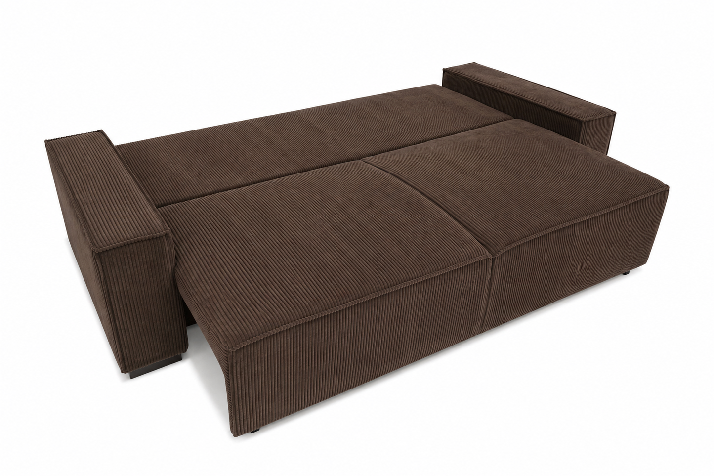 Sofa Nubo POSO 6 odcień brązu rozkładana