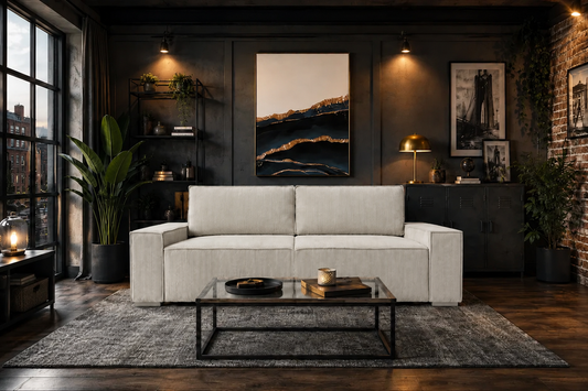 Sofa Nubo POSO 100 jasny beż rozkładana