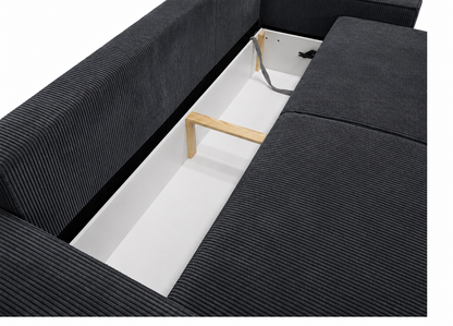 Sofa Nubo POSO 34 ciemny szary rozkładana