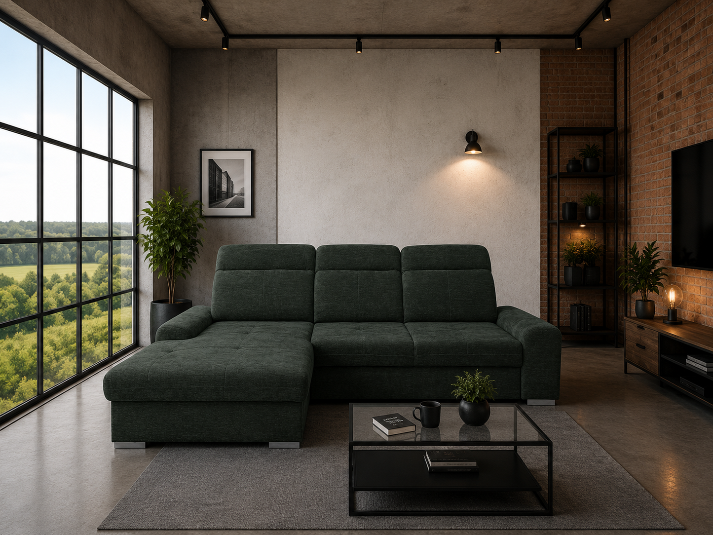 Narożnik Havana L2 kolor zielony Vibe 39