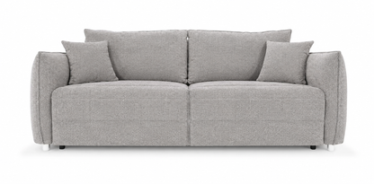 Sofa Rosie rozkładana w kolorze jasno szarym