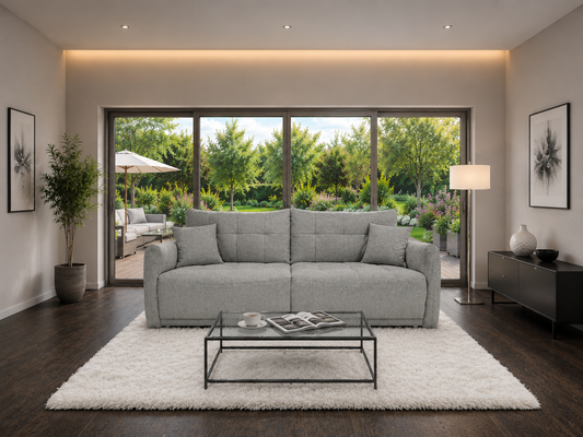 Sofa Vezi szara rozkładana