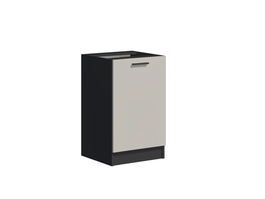 Szafka kuchenna dolna 40 cm COMBO czarny / kaszmir