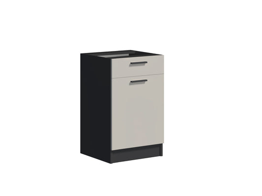 Szafka kuchenna dolna 40 cm z szufladą COMBO  czarny / kaszmir