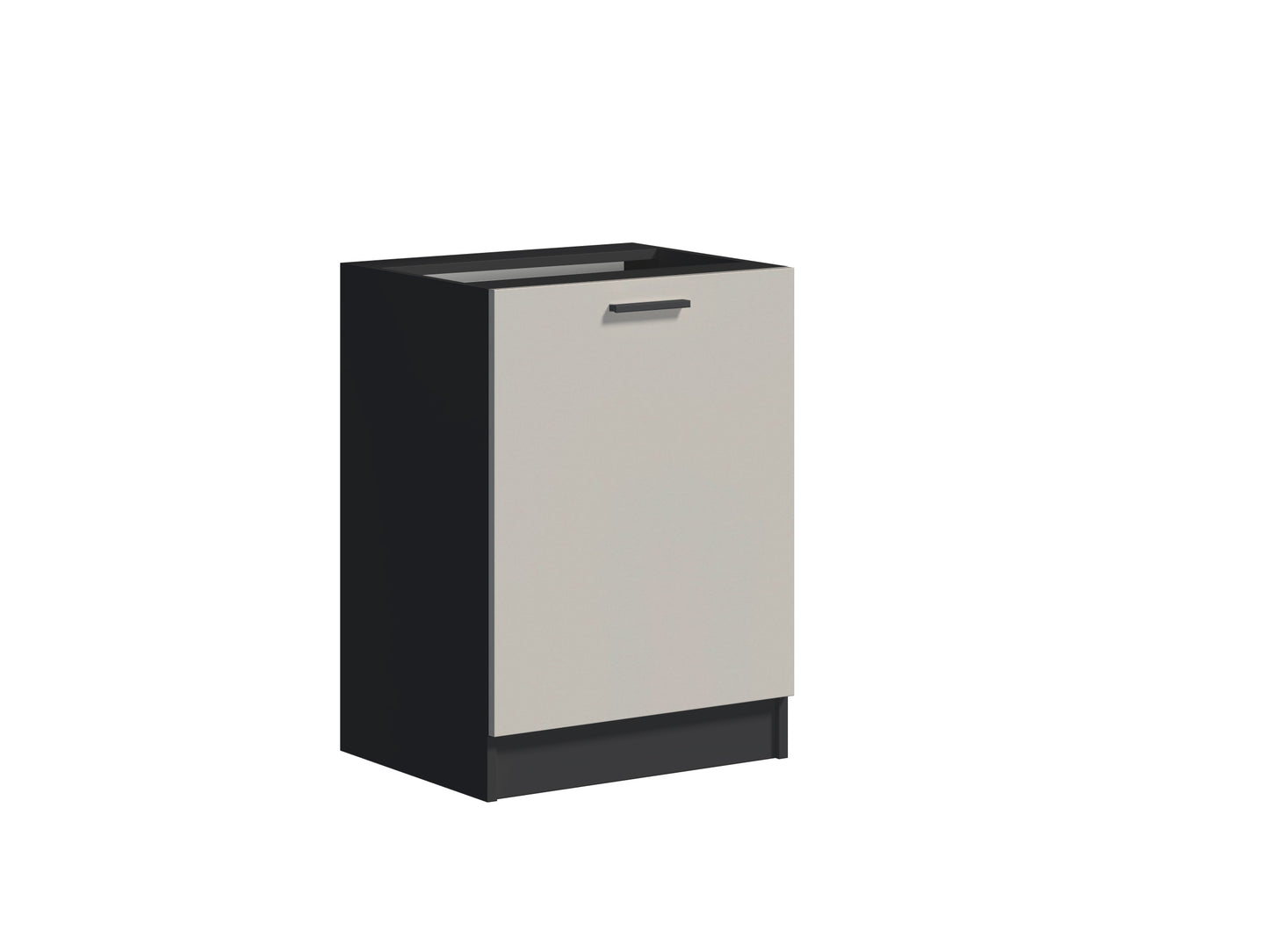 Szafka kuchenna dolna 60 cm COMBO  czarny / kaszmir