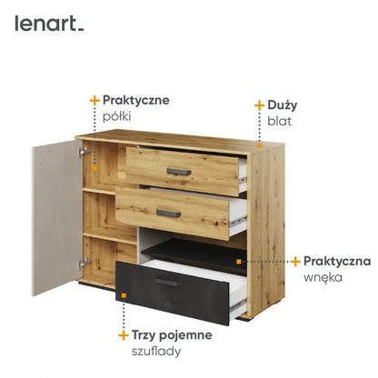 Komoda Qubic QB-07 Lenart Meble