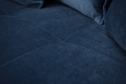 Sofa Tiano rozkładana granat velvet