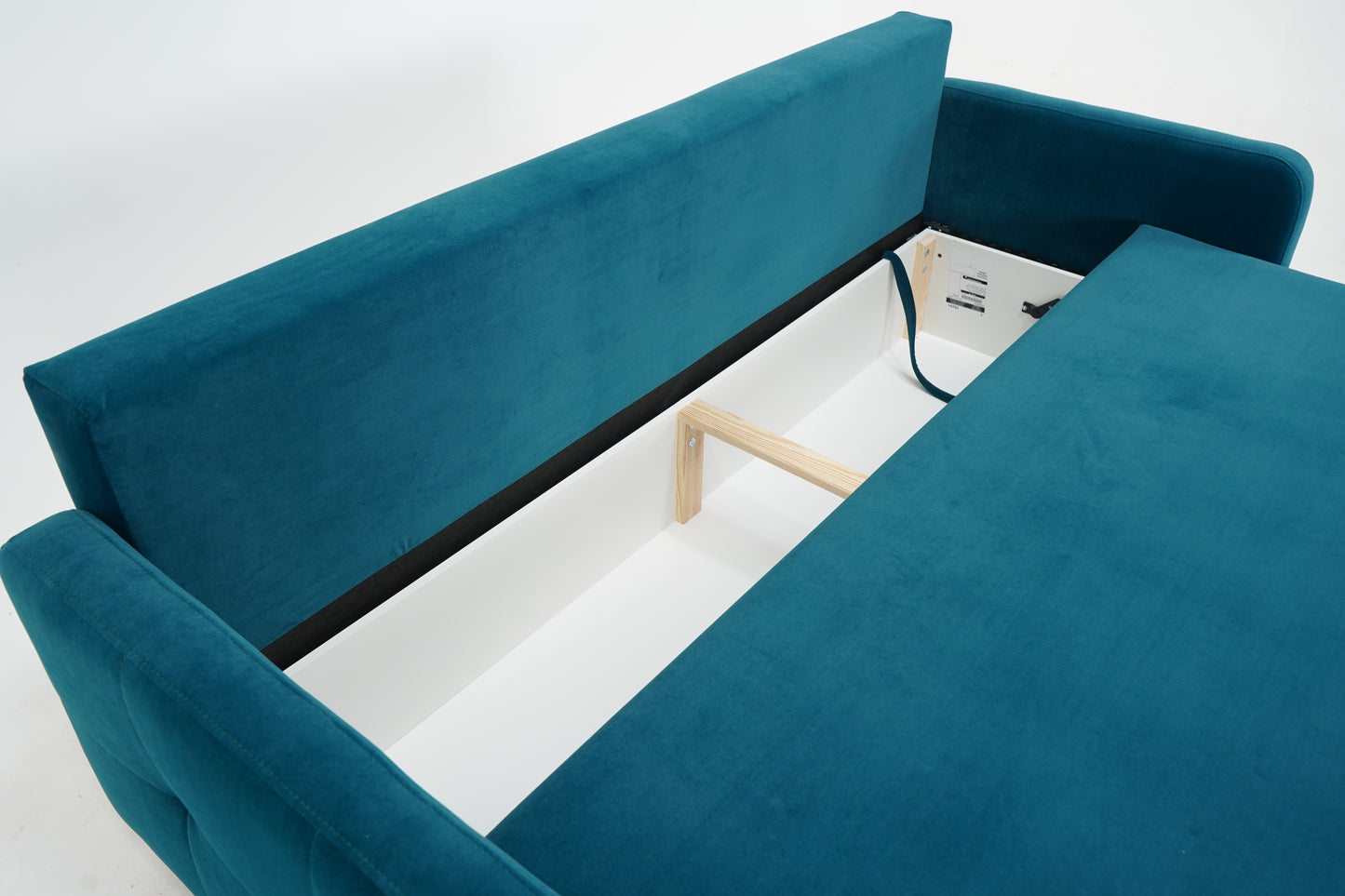 Sofa Nicea turkusowa rozkładana