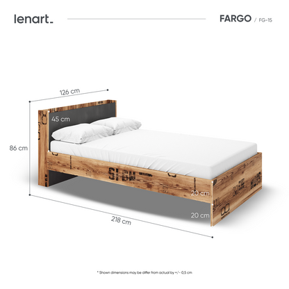 Łóżko 120 ze stelażem FARGO FG-15