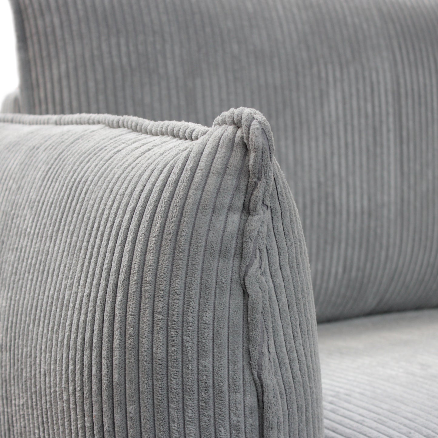 Sofa Lino szara sztruks 2os.