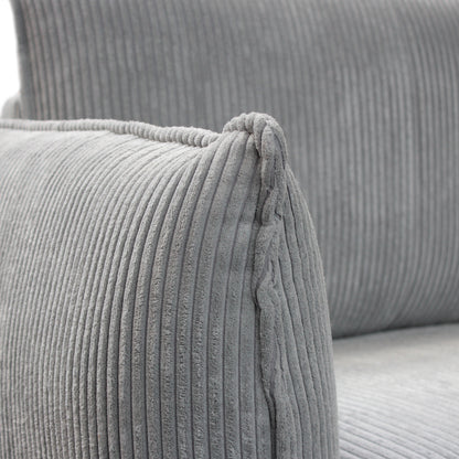 Sofa Lino szara sztruks 2os.