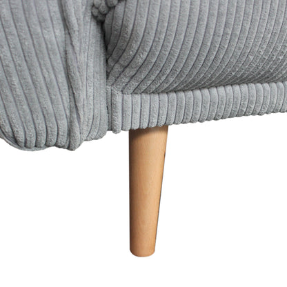 Sofa Lino szara sztruks 2os.