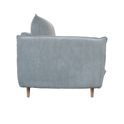Sofa Lino szara sztruks 2os.