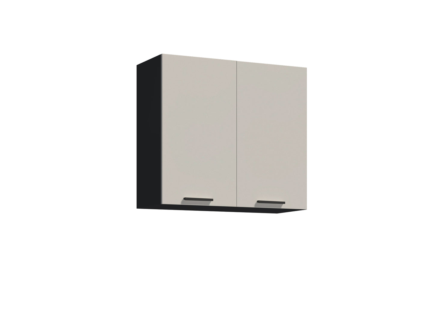 Szafka kuchenna górna 80 cm COMBO  czarny / kaszmir