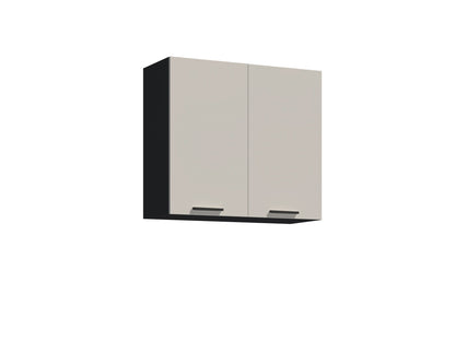 Szafka kuchenna górna 80 cm COMBO  czarny / kaszmir