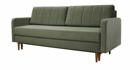 Sofa Spark oliwkowa rozkładana
