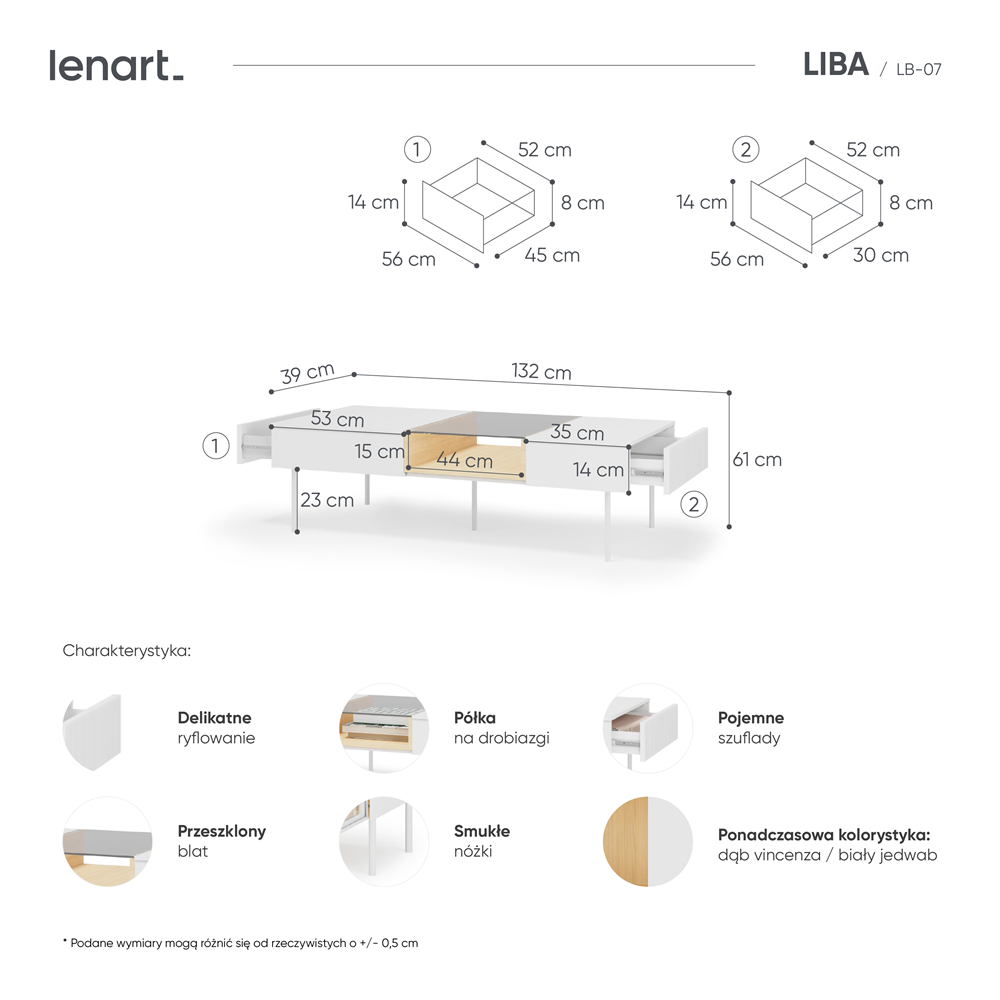 Stolik kawowy LIBA LB-07