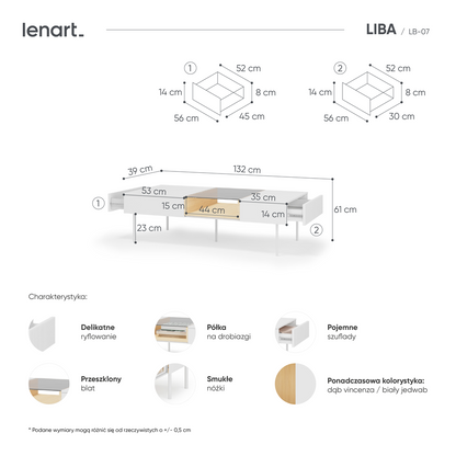 Stolik kawowy LIBA LB-07
