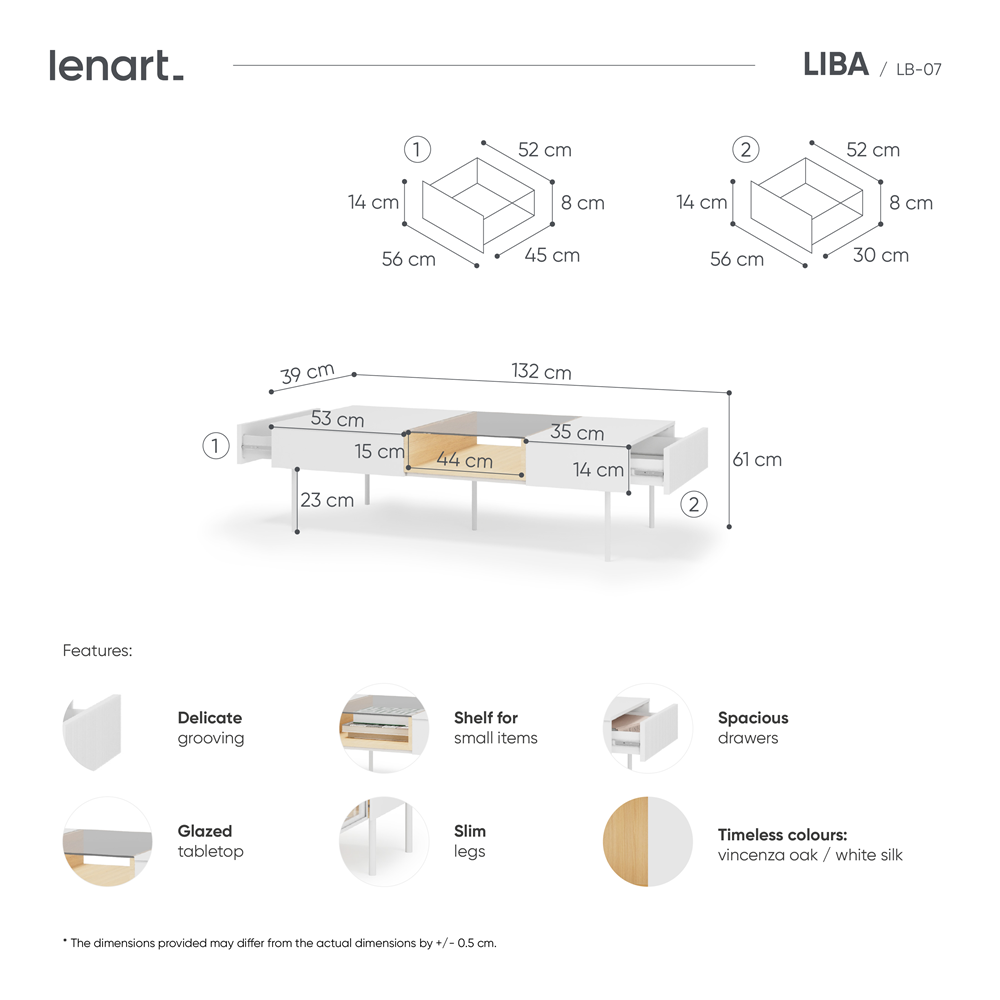 Stolik kawowy LIBA LB-07