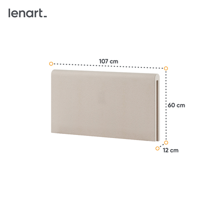 LENNY LY-11 - zagłówek tapicerowany 90 – beżowy