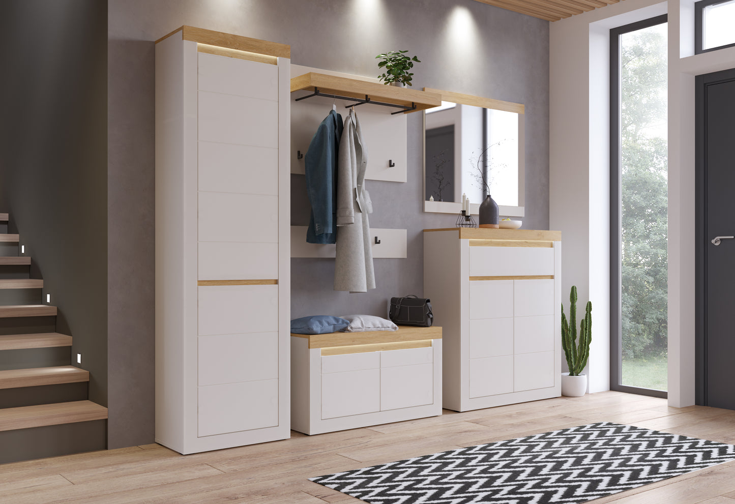 Szafka na buty z szufladą NAXXAR