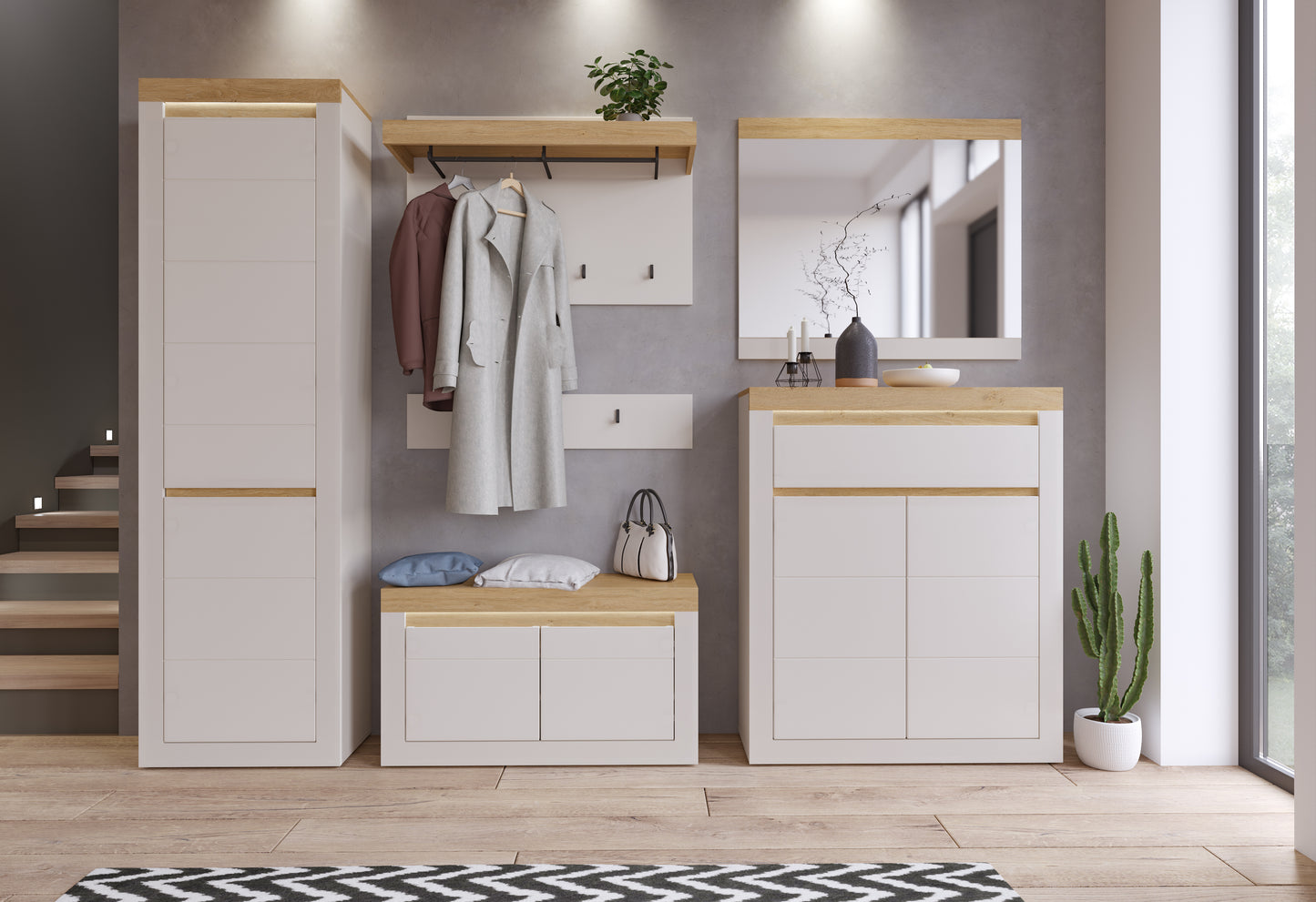 Szafka na buty z szufladą NAXXAR