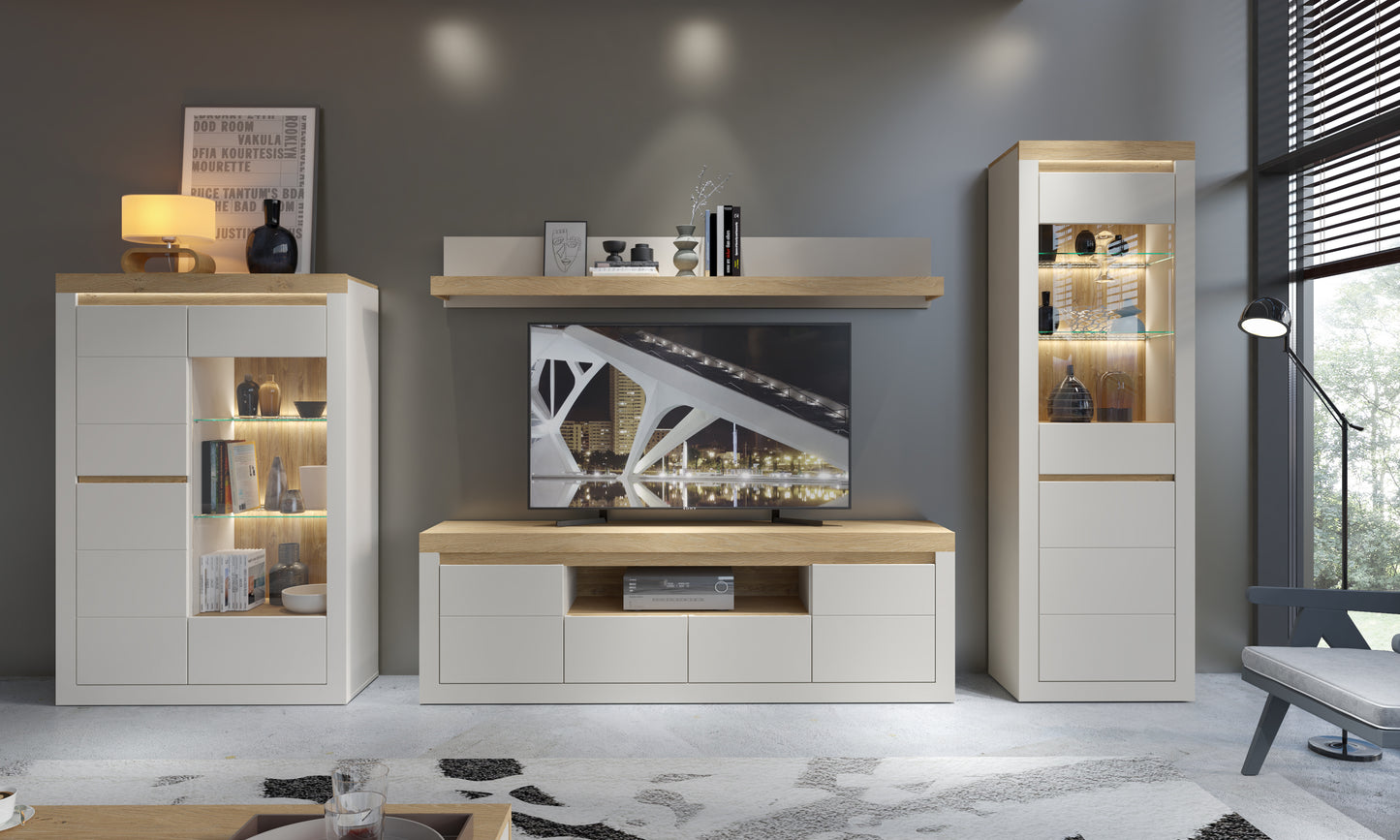 Szafka RTV z dwoma szufladami NAXXAR