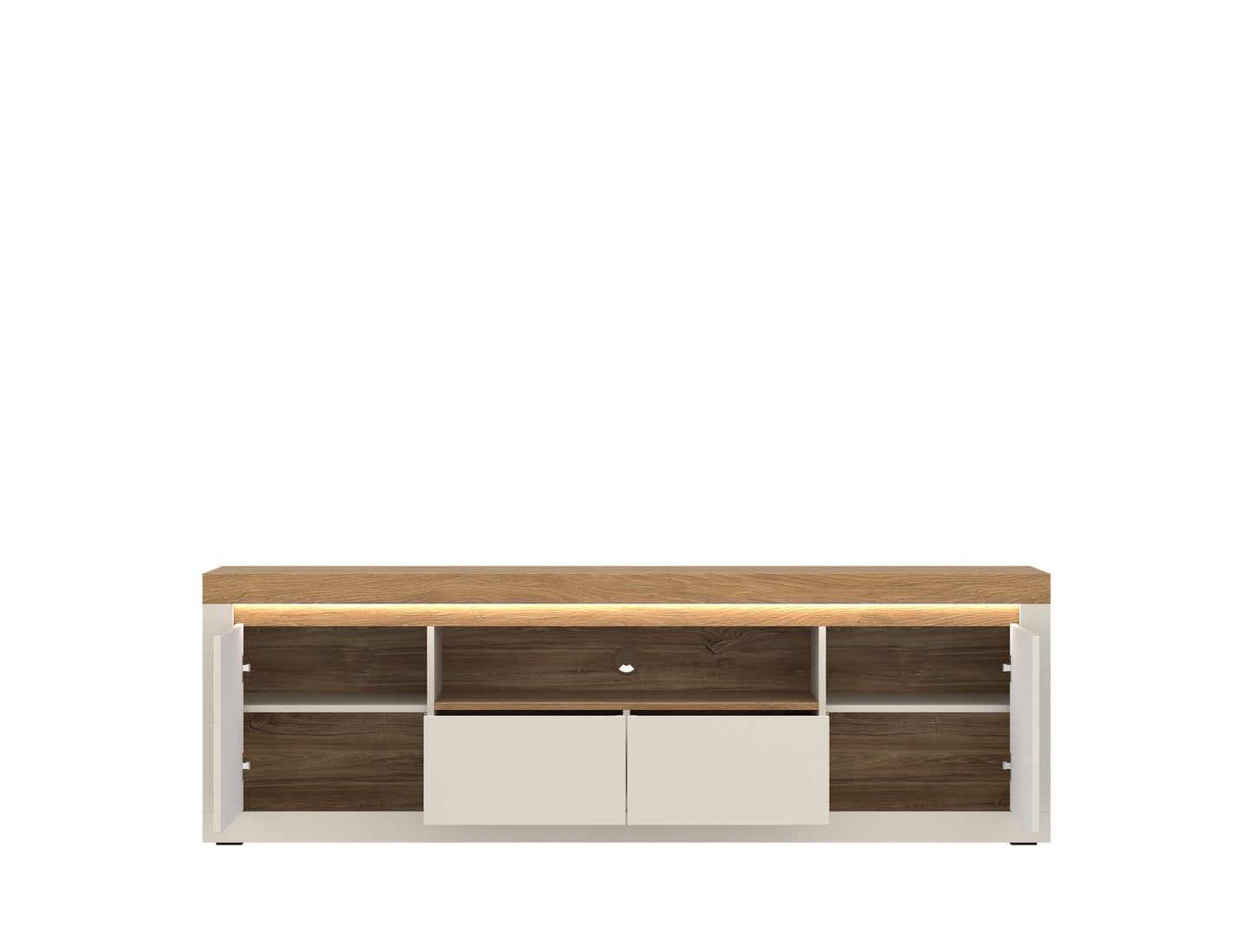 Szafka RTV z dwoma szufladami NAXXAR