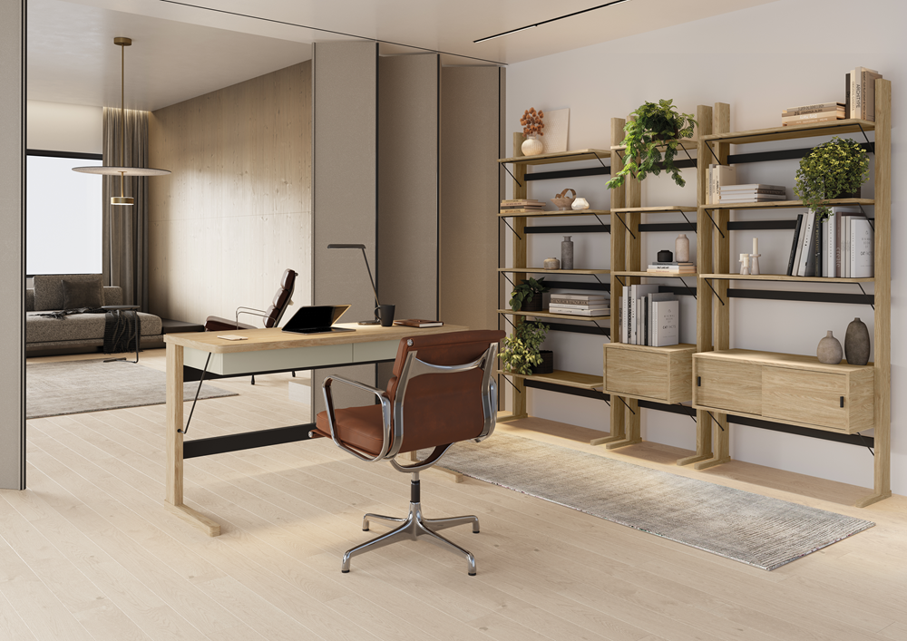 Regał Ollie 01 dąb olejowany