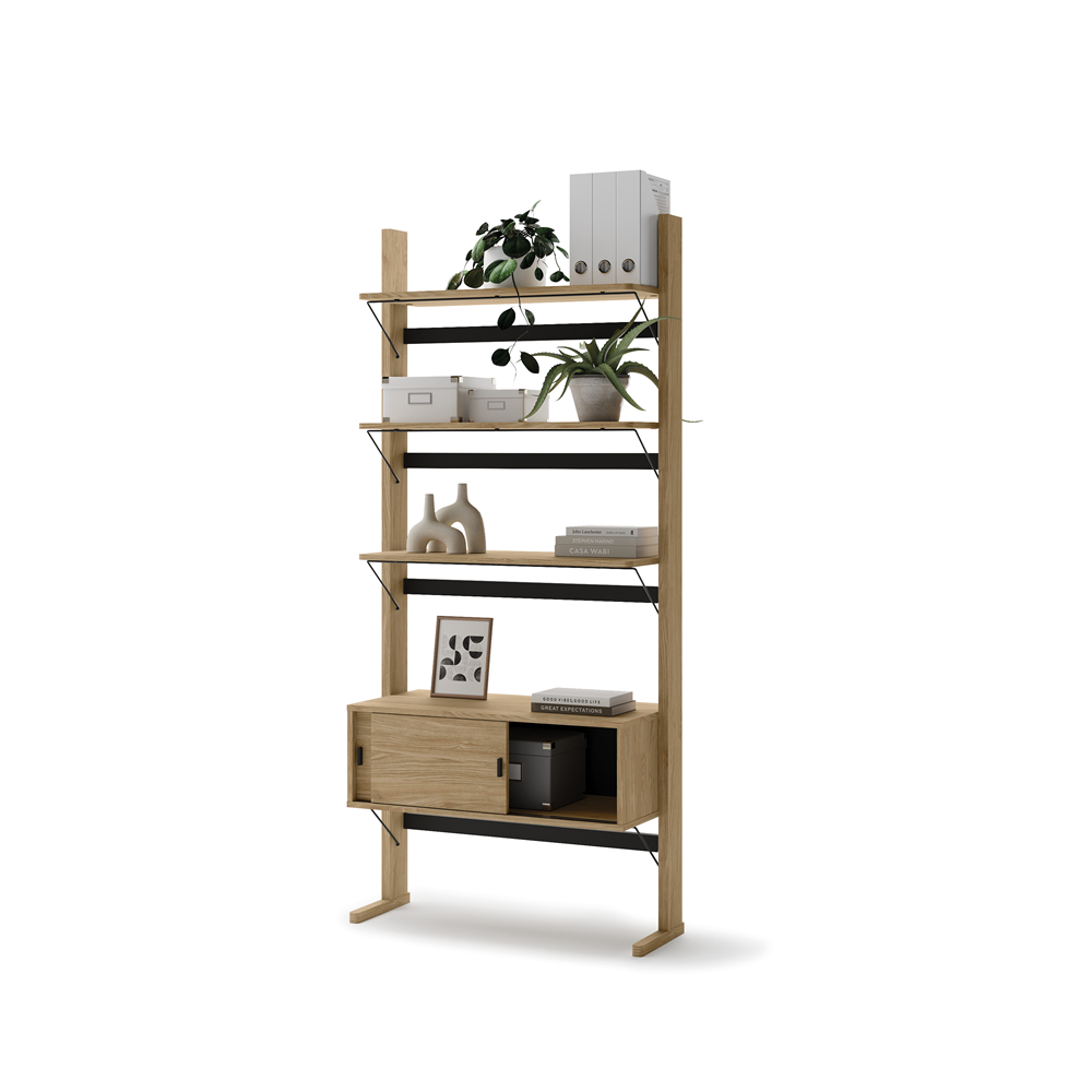 Regał Ollie 01 dąb olejowany