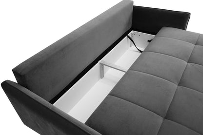 Sofa Tiano rozkładana szara