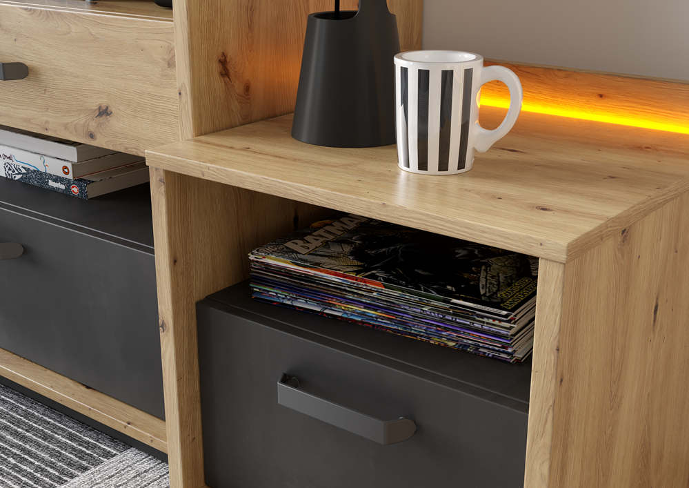 Stolik nocny Qubic QB-10 Lenart Meble