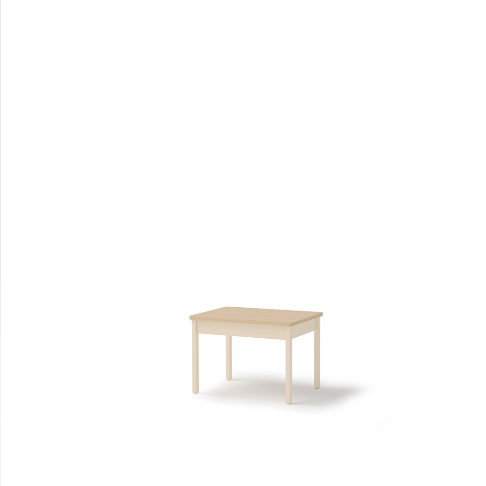 STORY SO-18 - stolik - beż piaskowy/dąb vincenza bielona
