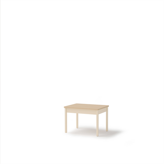 STORY SO-18 - stolik - beż piaskowy/dąb vincenza bielona