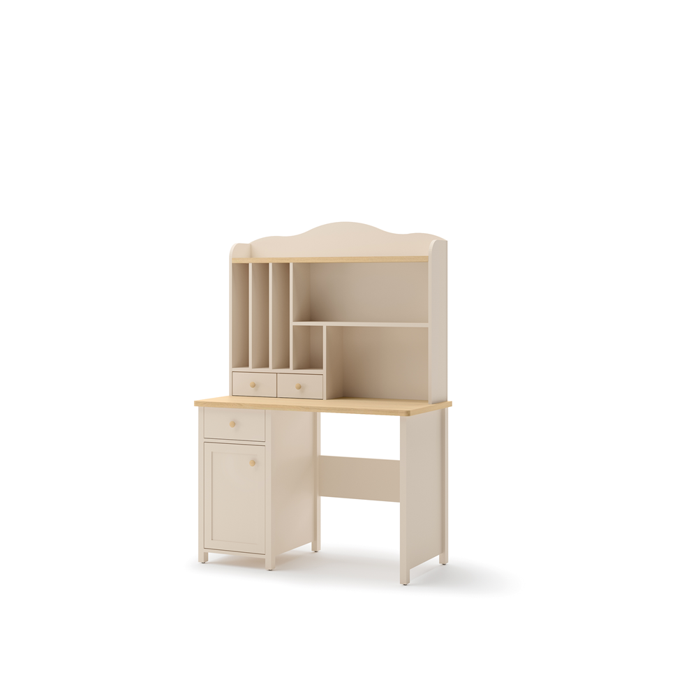 STORY SO-04 - nadstawka - beż piaskowy/dąb vincenza bielona