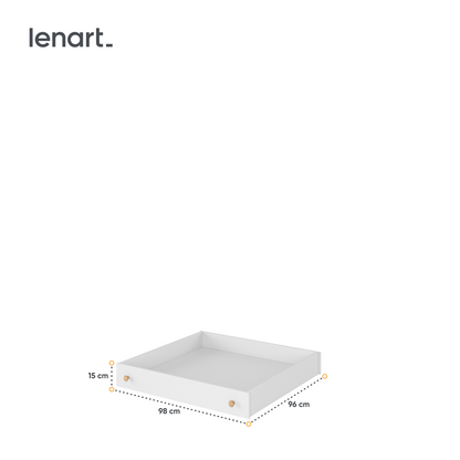 STORY SO-09 - szuflada - biały/dąb nash