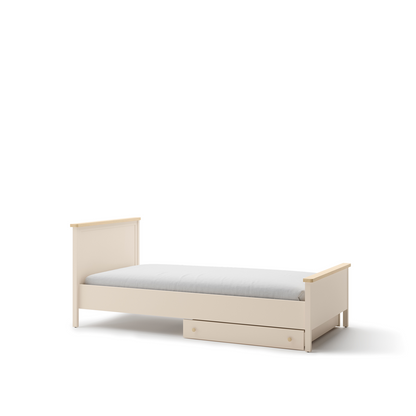 STORY SO-09 - szuflada - beż piaskowy/dąb vincenza bielona