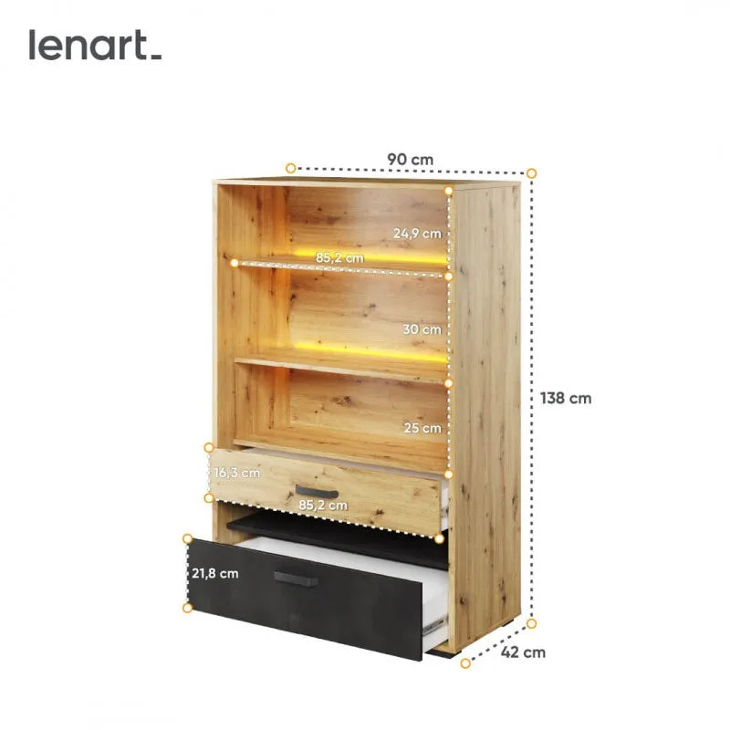 Regał Qubic QB-06 Lenart Meble