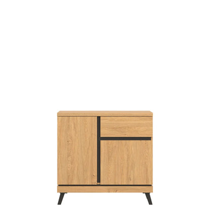 Komoda Ate szuflada dąb kamienny nowoczesna