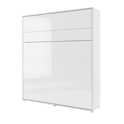 BED CONCEPT BC-13p - półkotapczan pionowy 180 - biały połysk