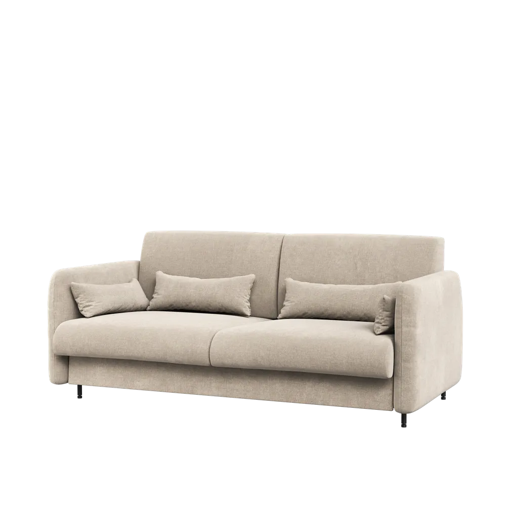 BED CONCEPT BC-18 - Sofa 140 do BC-01 - beżowy ART 82610 / front szary