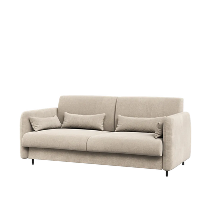 BED CONCEPT BC-18 - Sofa 140 do BC-01 - beżowy ART 82610 / front szary