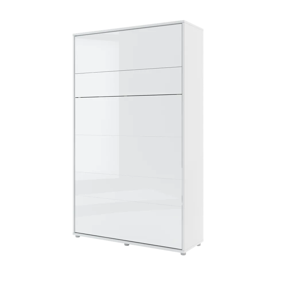 Półkotapczan Bed Concept 120 pionowy biały połysk