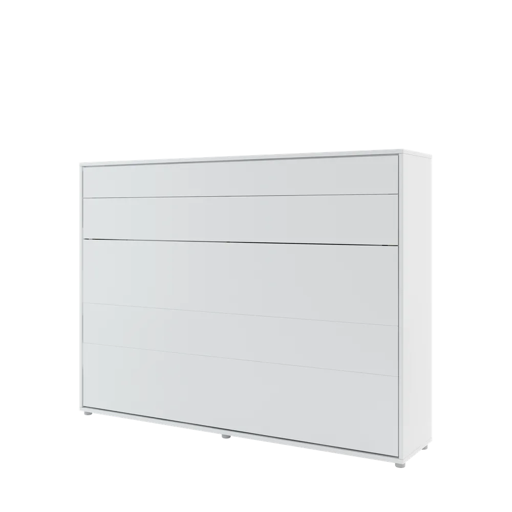 BED CONCEPT BC-04 - półkotapczan poziomy 140 - biały