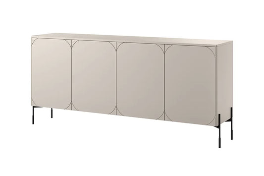 Komoda Sonatia cashmere duża metal