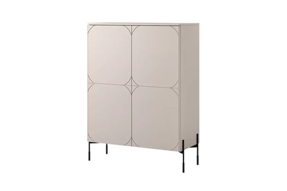 Kredens Sonatia cashmere nowoczesny nóżki