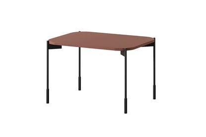 Stolik kawowy Sonatia burgund 60 metalowe nogi