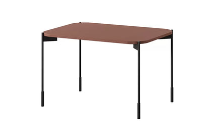 Stolik kawowy Sonatia burgund 70 metal nowoczesny